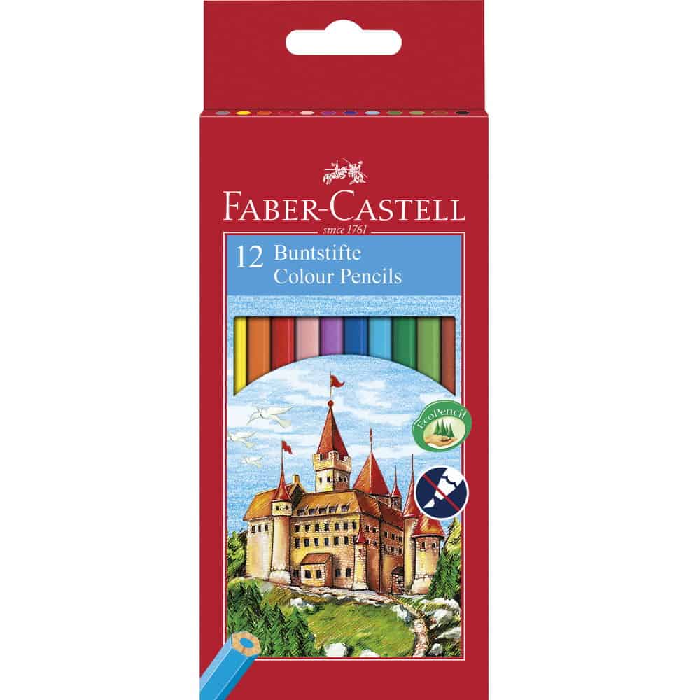 Conjunto 12 Lápis de Colorir Faber-Castell