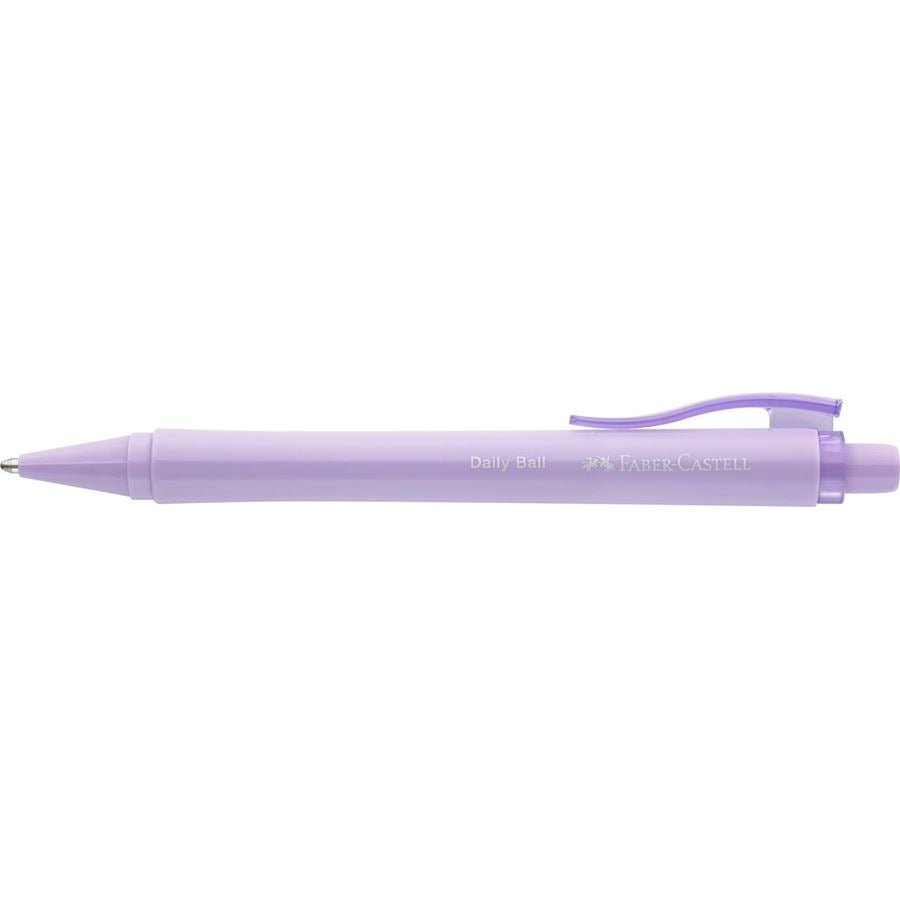 Caneta Esferográfica Daily Ball Lilás Pastel Faber-Castell