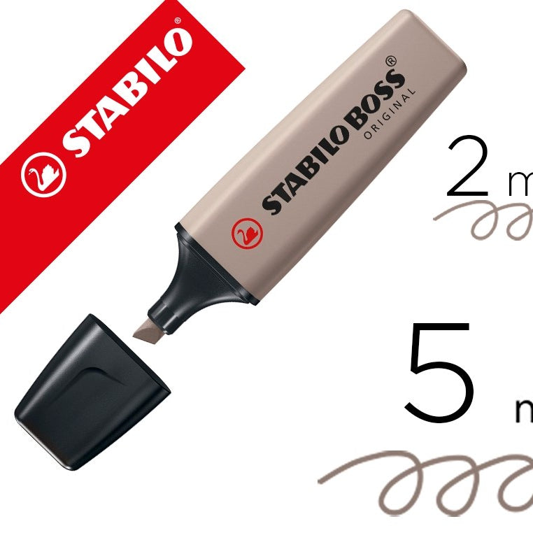 Sublinhador Stabilo Nature Cinza Claro 70/193
