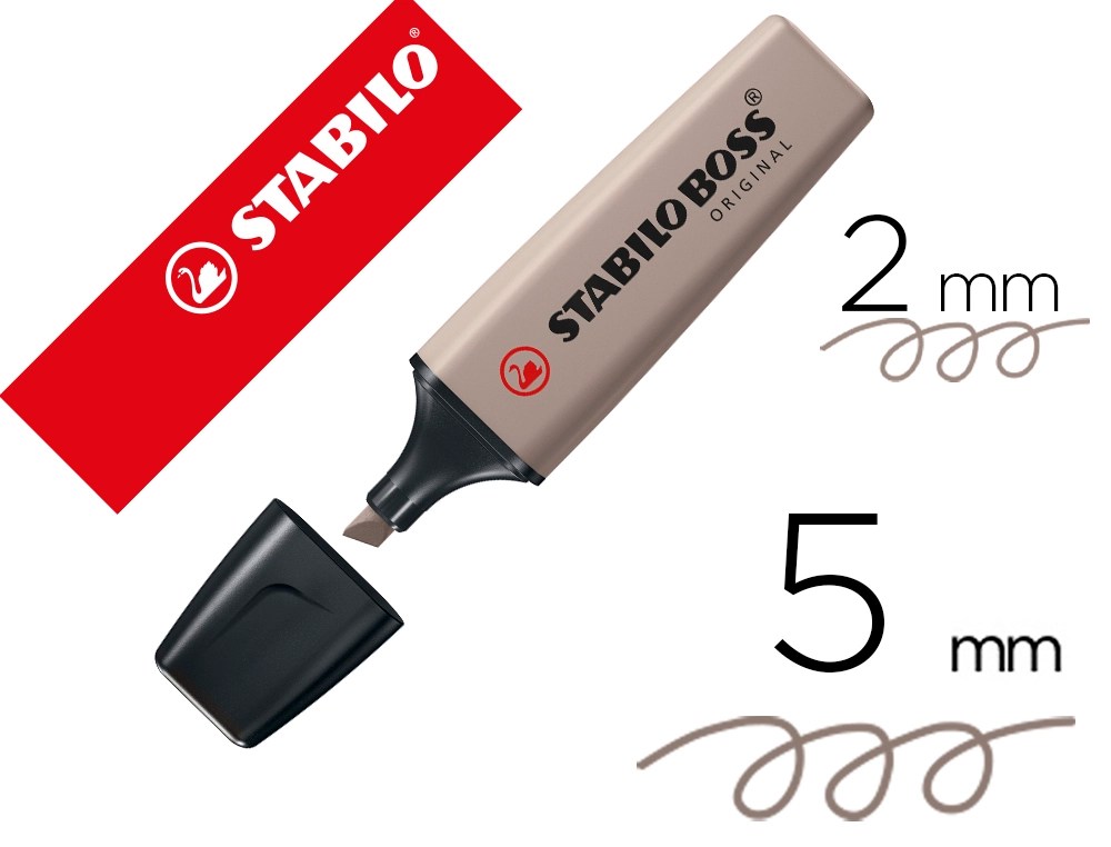 Sublinhador Stabilo Nature Cinza Claro 70/193
