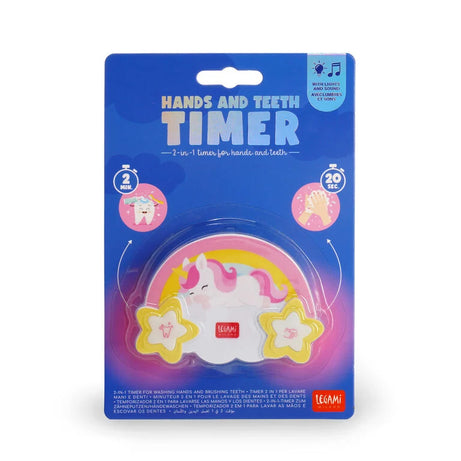 Temporizador 2 em 1 para Lavar os Dentes e as Mãos Unicórnio Legami