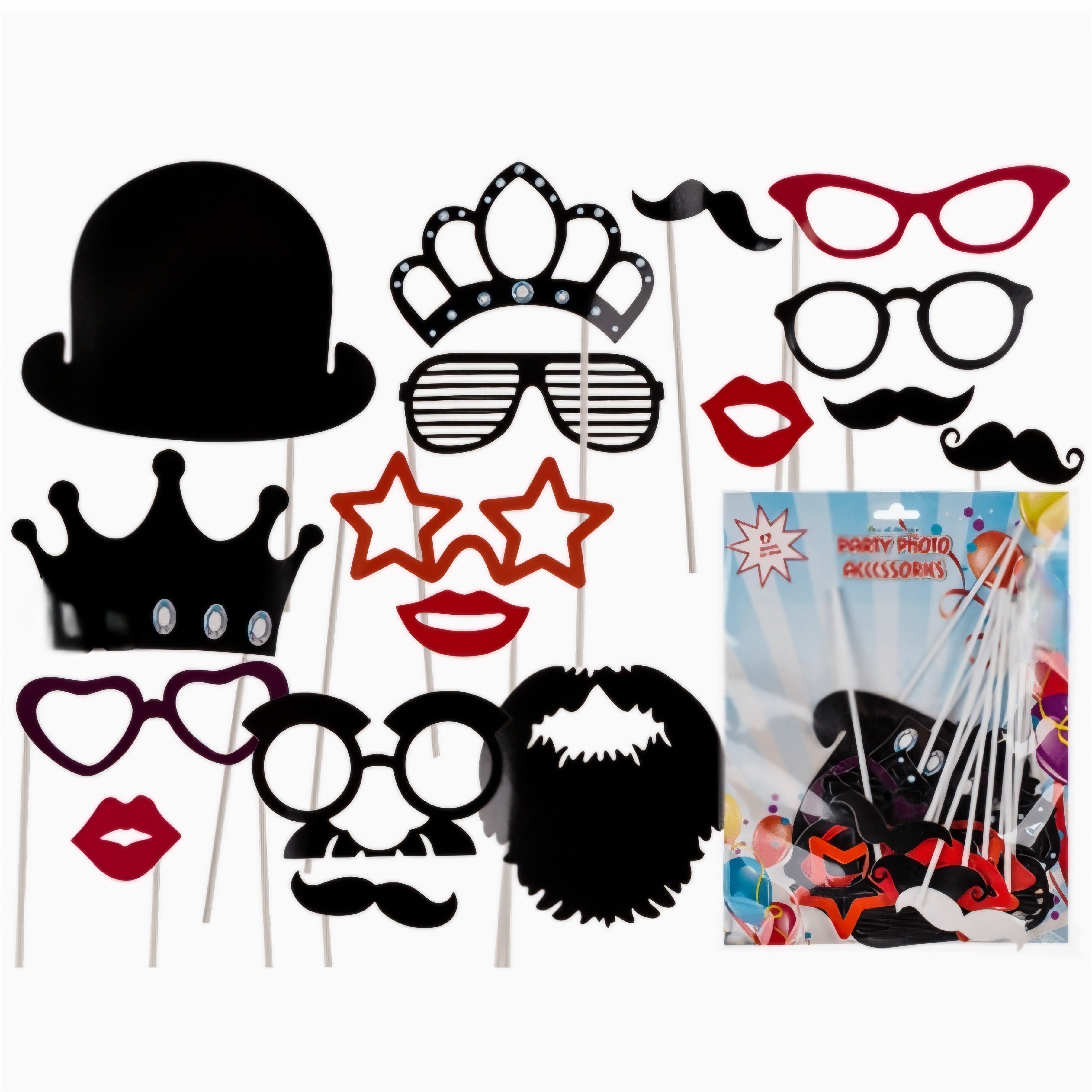 Conjunto de 17 Peças para Festas/Fotos