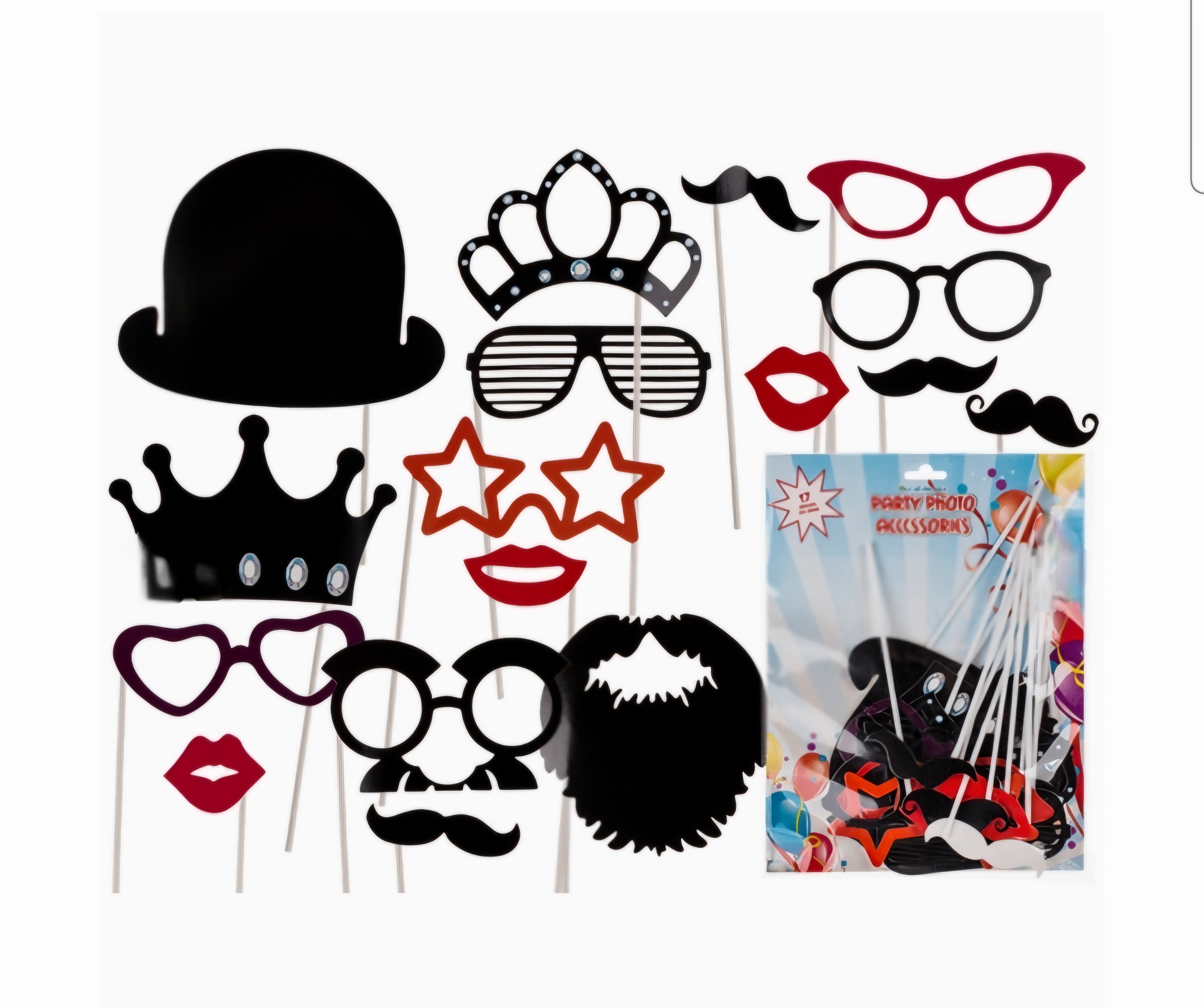 Conjunto de 17 Peças para Festas/Fotos