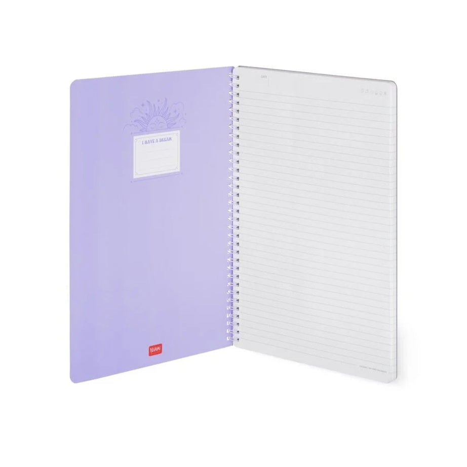 Caderno Espiral Grande Irisdescente Edição Limitada Legami