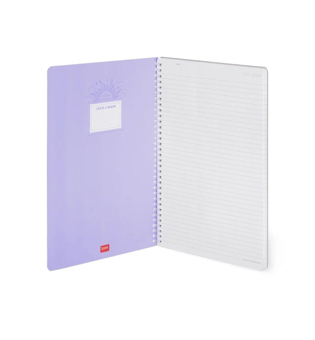 Caderno Espiral Grande Irisdescente Edição Limitada Legami