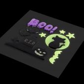 Brevemente - Conjunto de Autocolantes em Gel para Vidro Halloween Legami