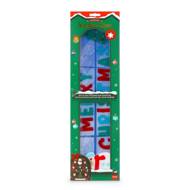 Pré-venda Autocolantes em Gel para Janelas Merry Christmas Legami