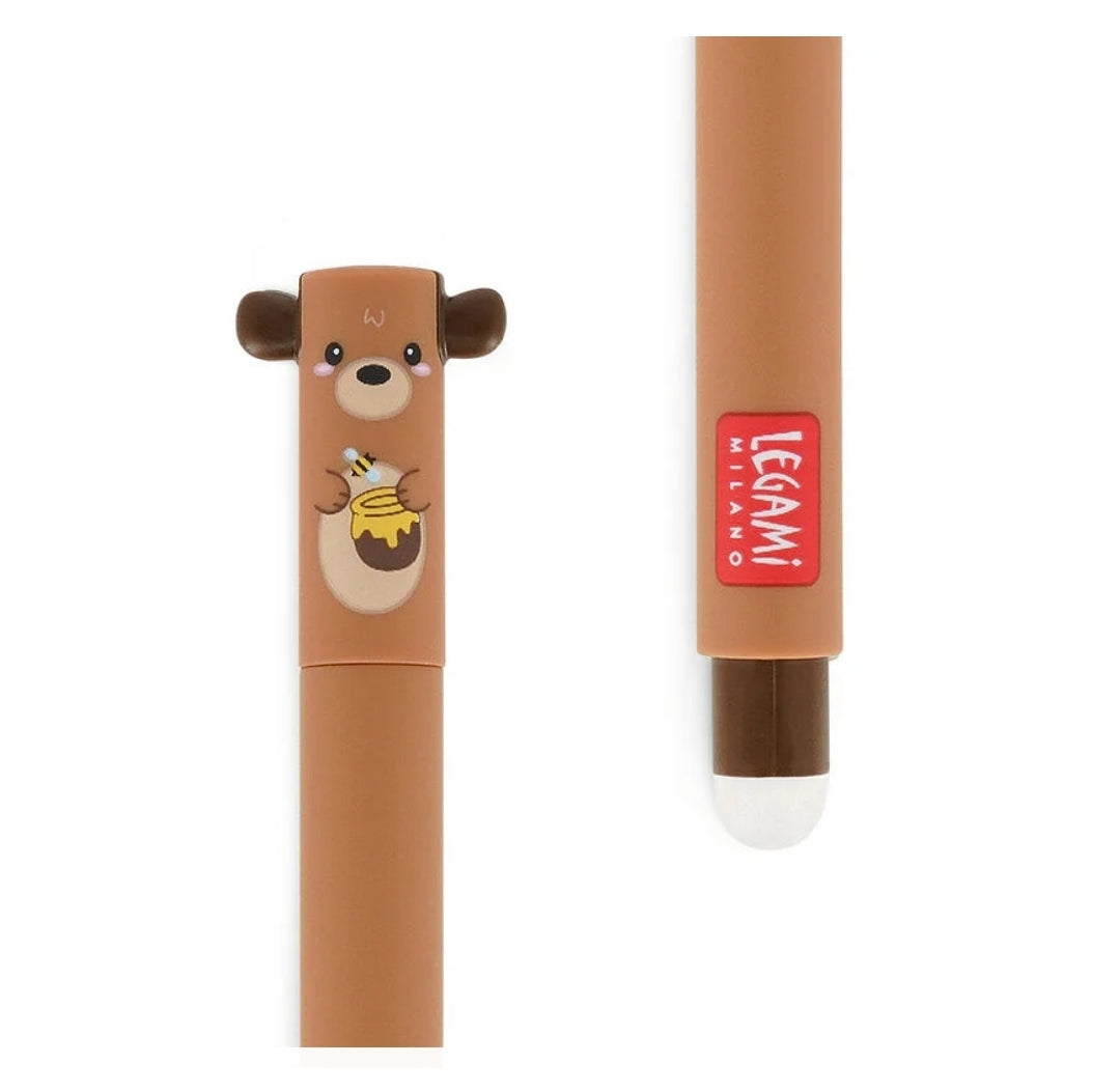 Caneta Apagável Urso Pote de Mel - Legami