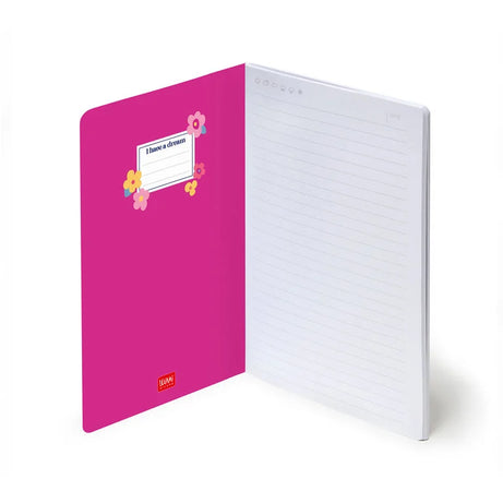 Caderno A5 Pautado Flores Legami