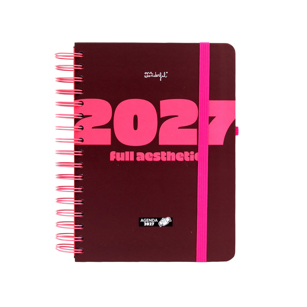 Agenda Diária 2027 Full Aesthetic Mr.Wonderful