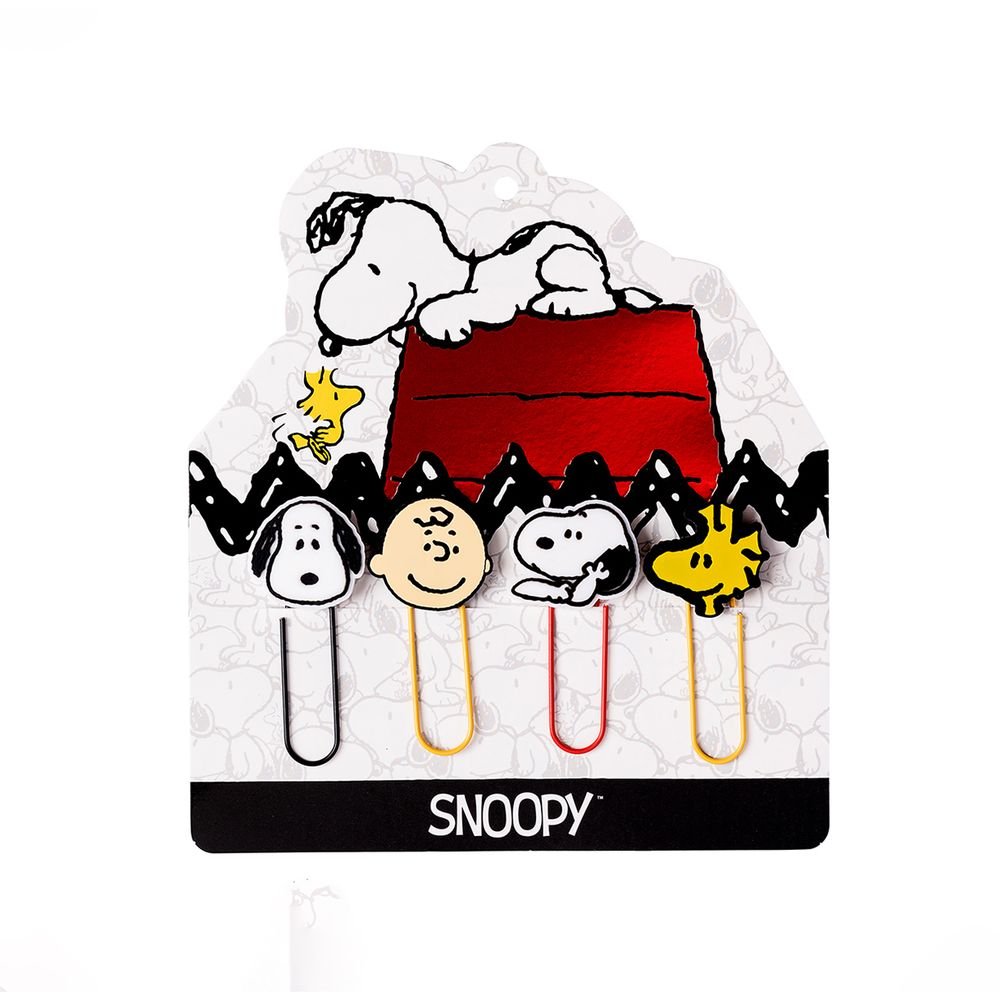 Conjunto 4 Clipes Snoopy e Amigos