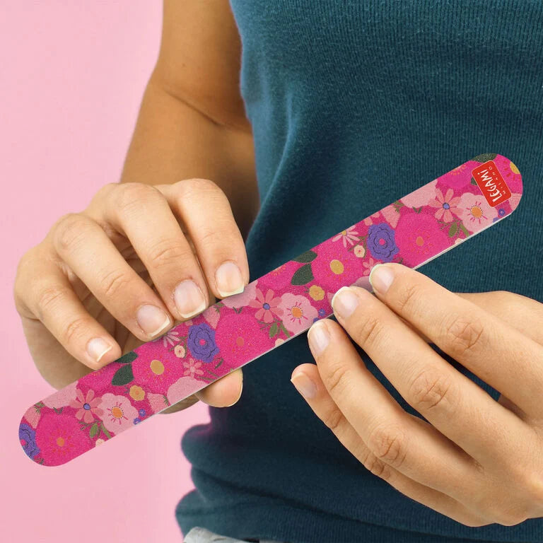 Conjunto 3 Limas para as Unhas Flores Legami