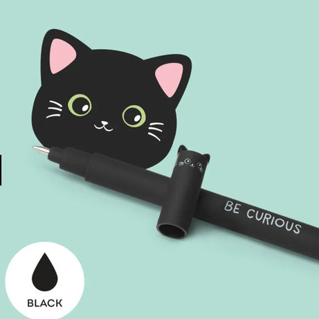 Caneta Apagável Gato - Legami