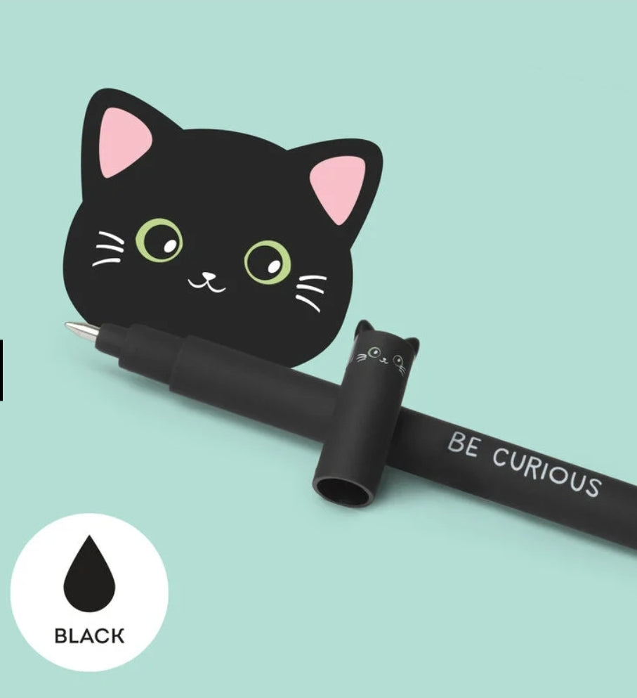 Caneta Apagável Gato - Legami
