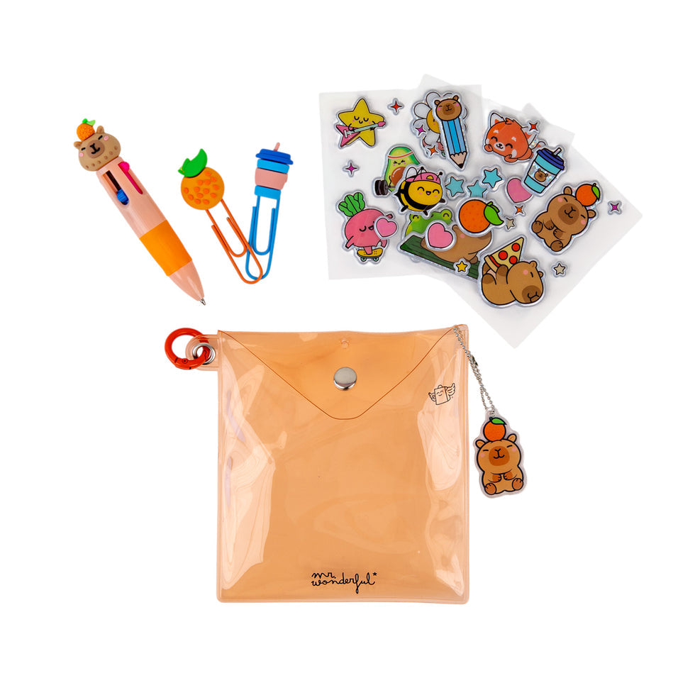 Kit Para Decorar a Tua Agenda Capivara Mr.Wonderful