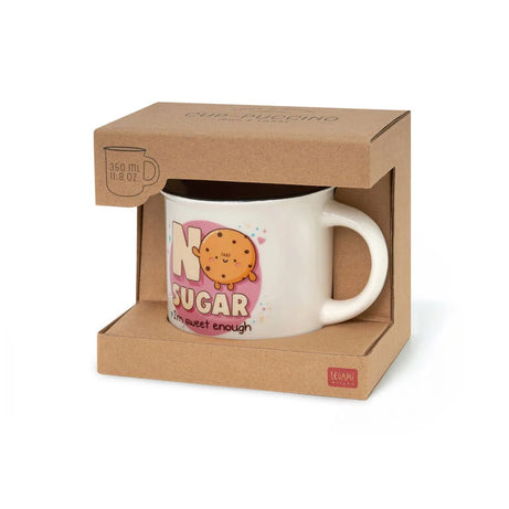 Caneca Legami "No Sugar, I'm Sweet Enough" Legami