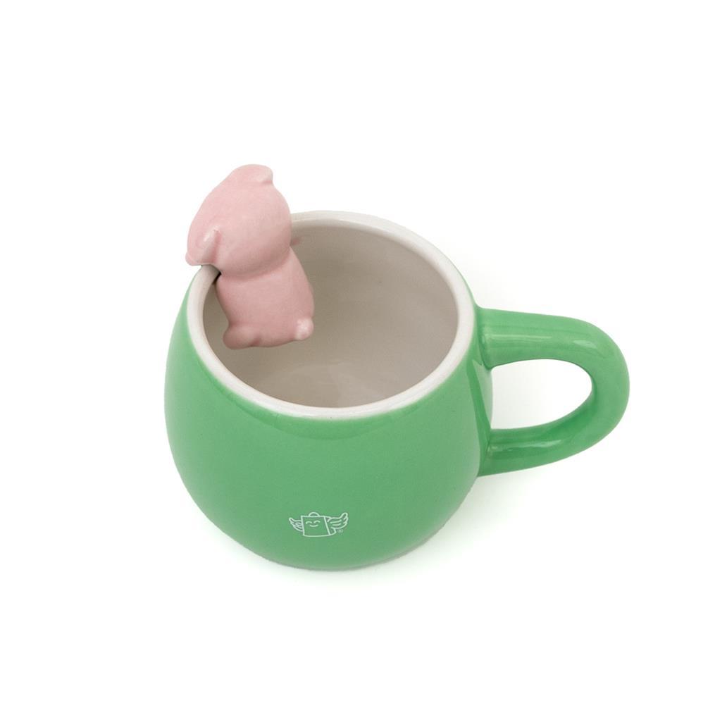 Caneca 3D Porco Lazy "Ready to do nothing" Mr.Wonderful