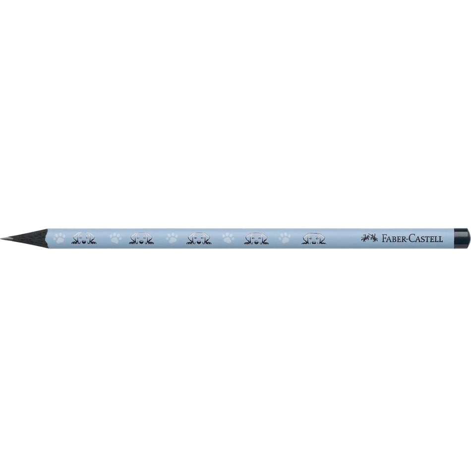 Lápis Cão Edição Limitada Faber-Castell em Madeira Preta