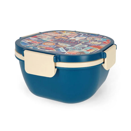 Caixa de Almoço (Bowl) Com Divisórias Stickers Legami
