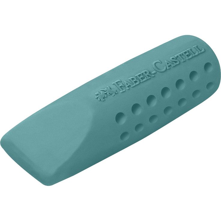 Pack 2 Borracha Grip 2001 Preto e Azul para Topo e Proteção do Bico do Lapis Faber-Castell