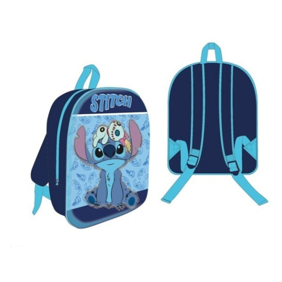 Mochila Pré-Escolar Stitch 3D