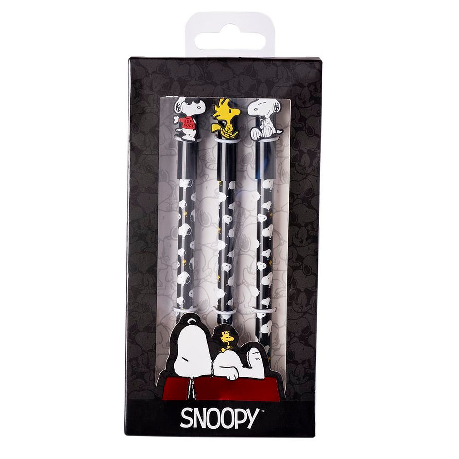 Conjunto 3 Canetas Snoopy