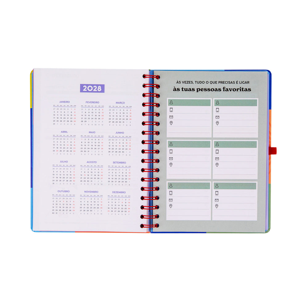 Agenda Semanal 2027 Mr.Wonderful "No Meu Mundo"