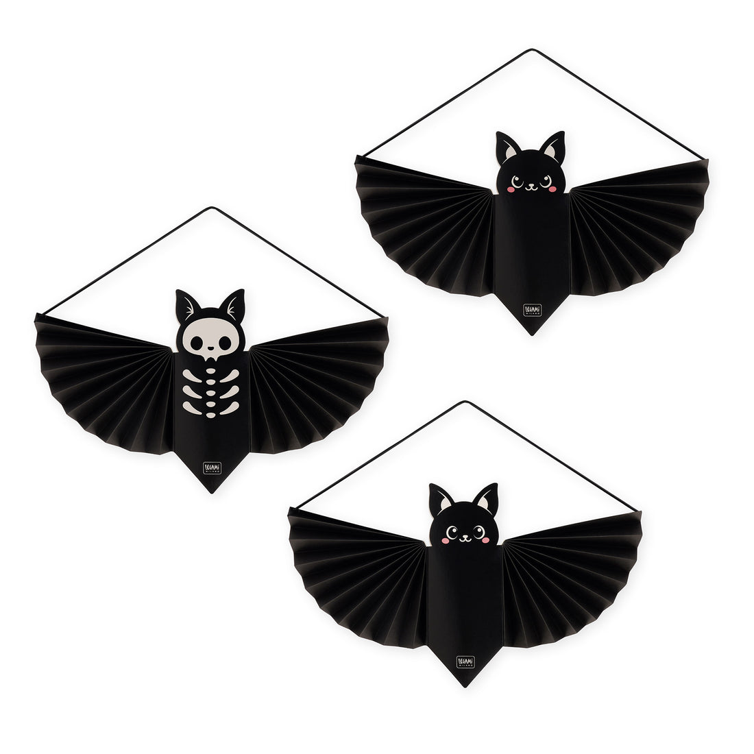 Brevemente - Conjunto 3 Decorações para Pendurar Halloween Legami