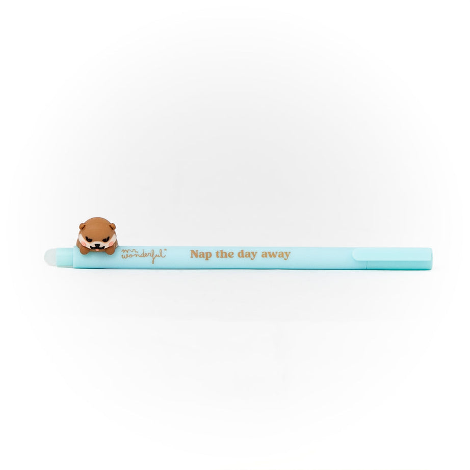 Caneta Apagável Lontra Lazy "Nap the day away" Mr.Wonderful