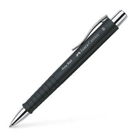 Caneta Esferográfica Poly Ball XB Preta Faber-Castell