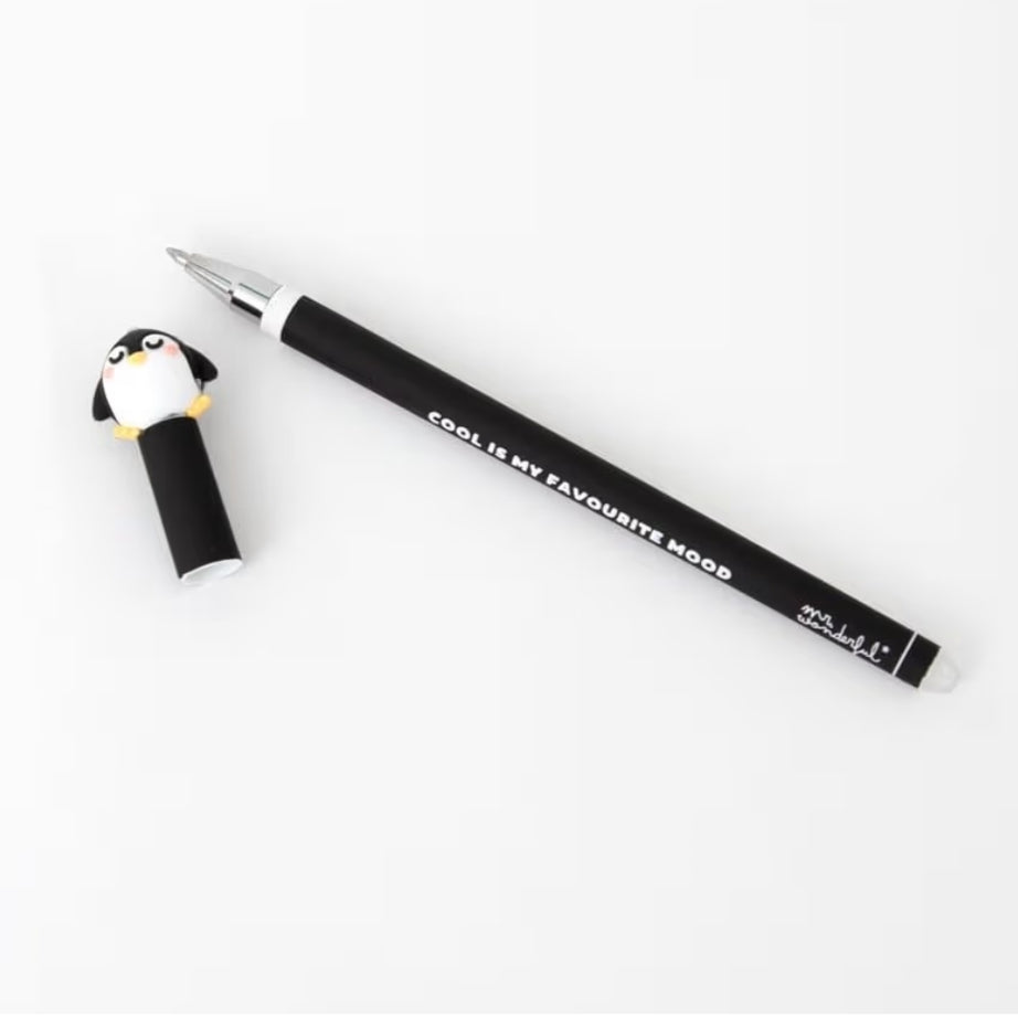 Caneta Apagável Mr.Wonderful Pinguim - Cool is my favourite mood