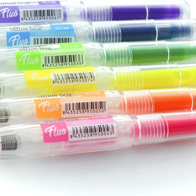 Sublinhador Recarregável Rosa Office Box