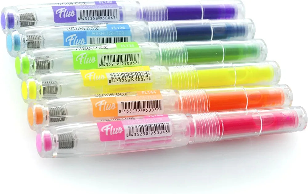 Sublinhador Recarregável Rosa Office Box