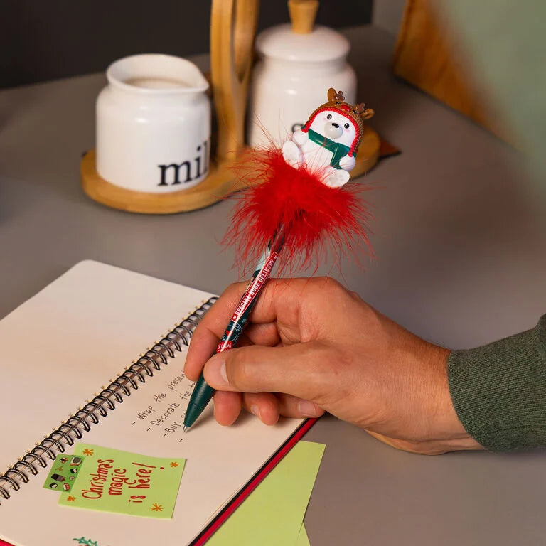 Pré-venda Caneta Urso Polar com Luz Edição Natal Legami