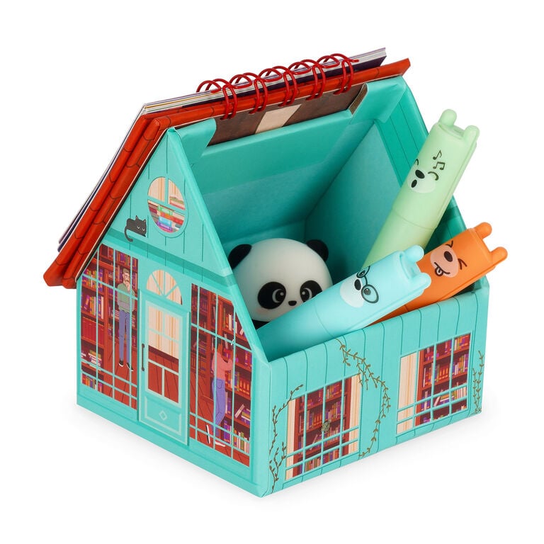 Pequena Casa Calendário de Mesa 2027 com "Arrumação" Interior Legami
