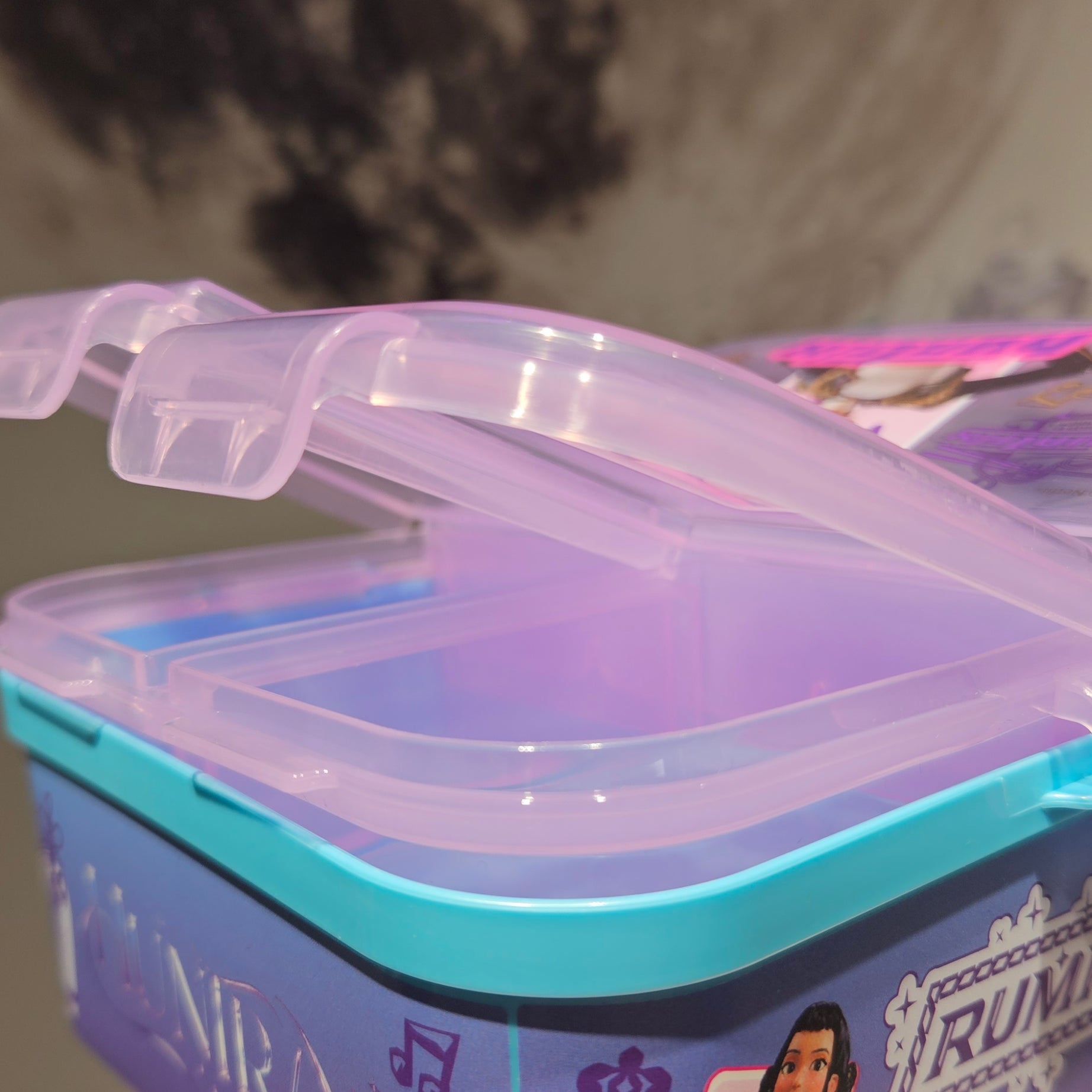 Caixa de Lanche K-Pop com Divisórias