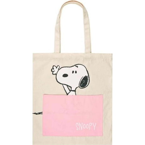 Totte Bag Snoopy com Bolso Frontal