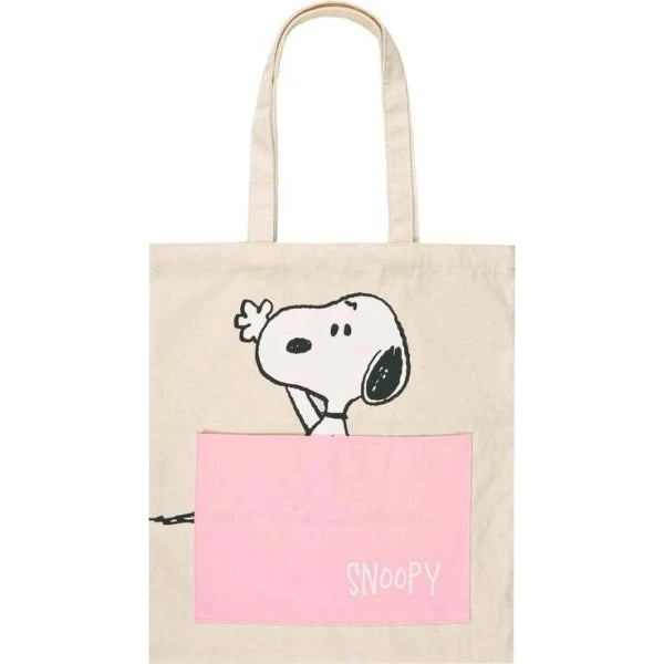 Totte Bag Snoopy com Bolso Frontal
