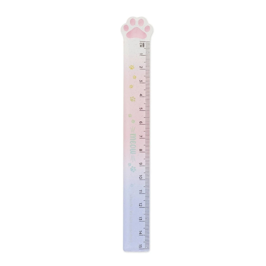 Régua Patinha Gatinho 15cm - Legami