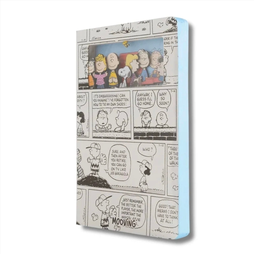 Caderno Premium Snoopy com Camadas Mágicas em Movimento
