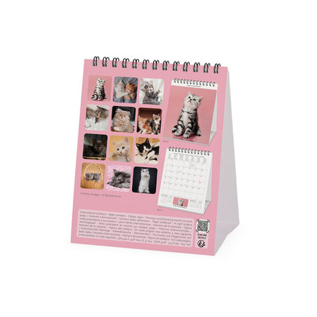 Calendário de Mesa 2027 Gatinhos Kittens Legami