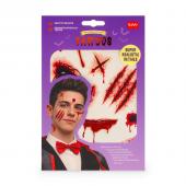Brevemente - Conjunto Tatuagens Cara e Corpo Halloween Legami