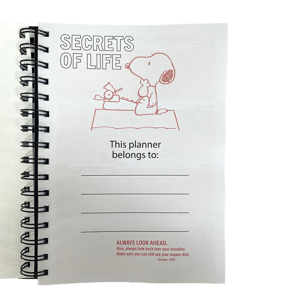 Organizador A5 em Espiral Snoopy