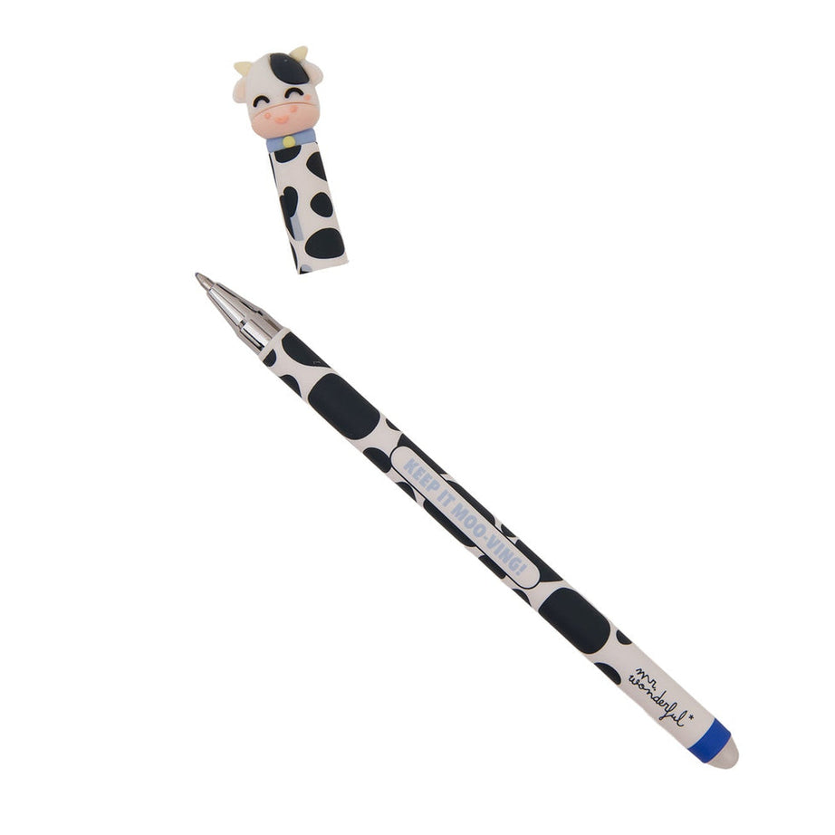 Caneta Apagável Vaca "Keep it moo-ving!" Mr.Wonderful