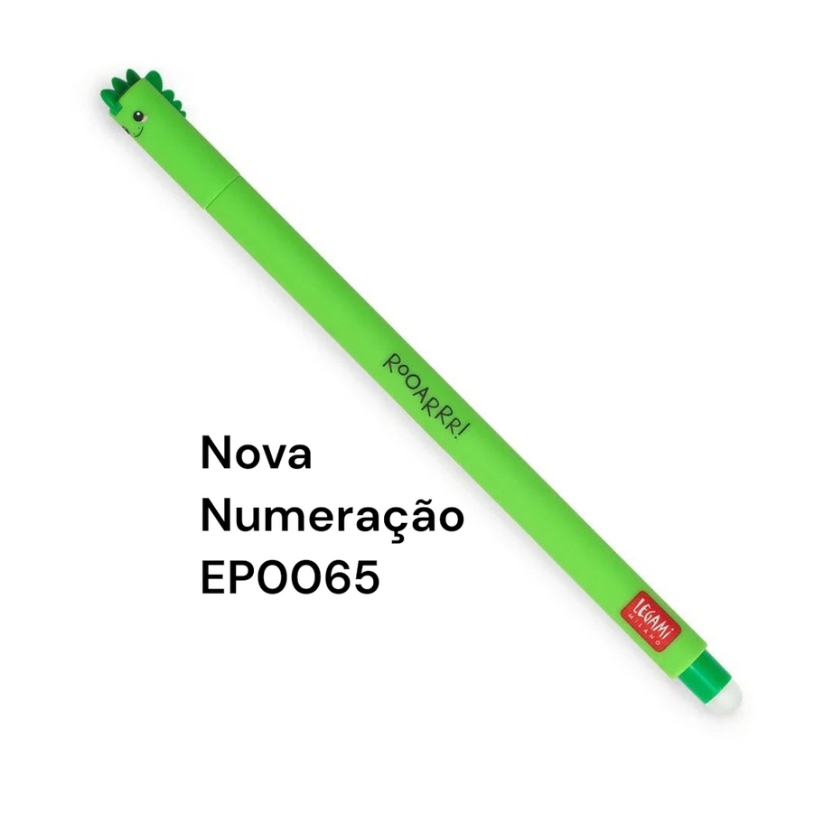 Caneta Apagável Dinossauro Nova Numeração EP0065 - Legami