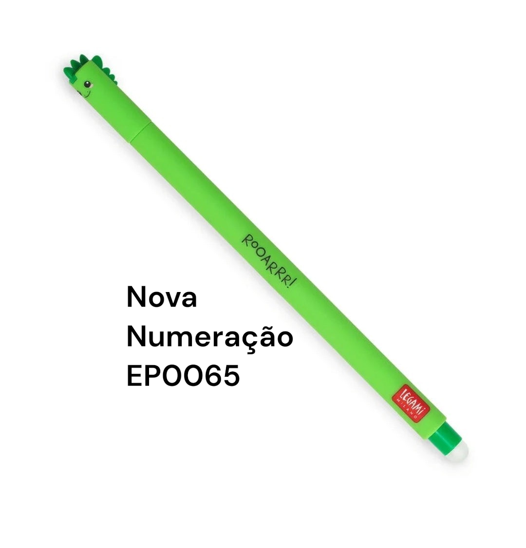 Caneta Apagável Dinossauro Nova Numeração EP0065 - Legami