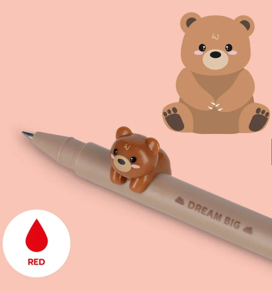 Caneta Urso Gel - Legami Lovely Friends