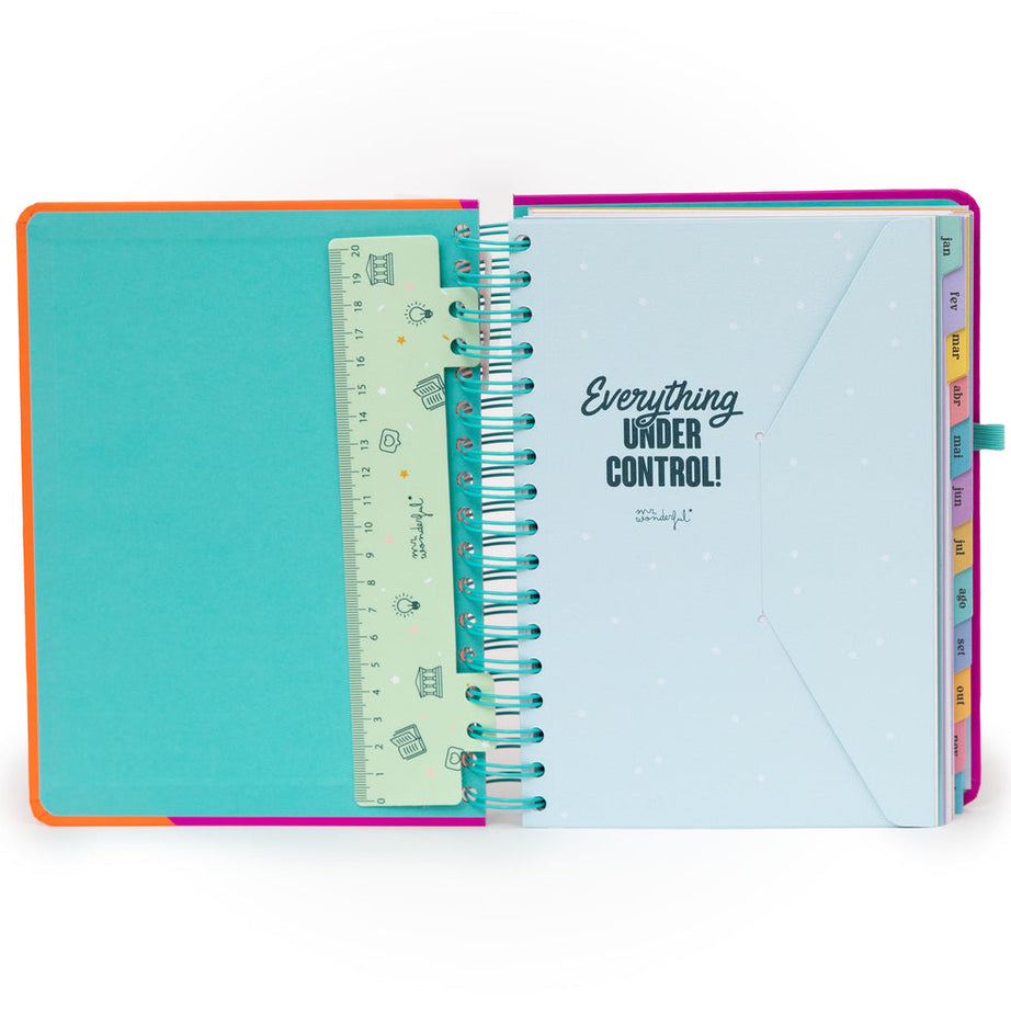 Agenda Diária Mr.Wonderful 2026 - Continua a tentar - Com Caneta Exclusiva