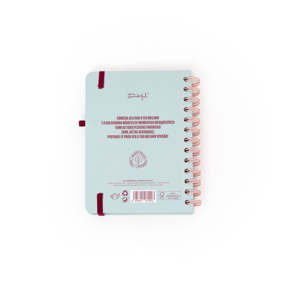 Agenda Semanal Mr.Wonderful Pequena 2026 - Objetivo da semana: que termine!