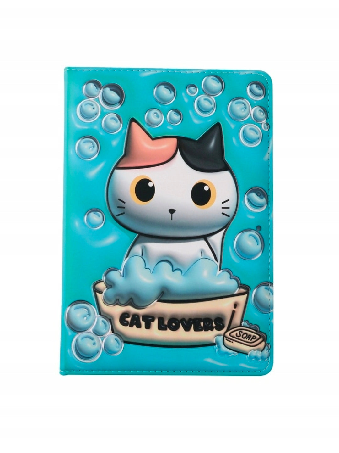 Caderno 3D A5 Gato Malhado Folhas Lisas Itotal